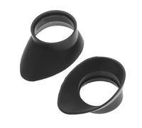 PRETYZOOM 2piezas Cubiertas de Ocular para Microscopio Tapa Protectora de Goma para Lente de Ojo Accesorio de Parasol para Binocular y Telescopio