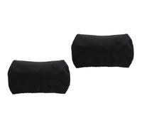 PRETYZOOM 2piezas Funda De Almohada Cilíndrica Para Coche Cubierta De Soporte Cervical De Agua Cristalina Protección De Cuello y Decoración Para Interior Del Automóvil