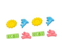 PRETYZOOM 2piezas Moldeador De Onigiri De Sushi Juego Moldes De Arroz Formas De Delfín Conejo y Flor Herramienta De Cocina Para Resistente Temperaturas Altas Para Fiestas Infantiles y Bento