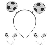 PRETYZOOM 3 Diademas Deportivas Tejido y Plástico para Mujer y Adultos Pack de 3piezas Accesorio Cabello Cómodo y Ligero Adecuado para Festivales y Eventos Deportivos