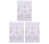 PRETYZOOM 3 Invitaciones de Boda con Sobres Elegantes de Tarjetas con Diseño de Castillo Aniversarios y Celebraciones de San Valentín y Eventos Nupciales