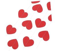 PRETYZOOM 3 Juegos Ornamento pancarta de corazón de cumpleaños pancarta de boda bachelorette party despedida de solteira guirnalda decoración pancarta de corazón colgante del corazón