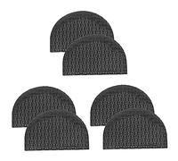 PRETYZOOM 3 Pares único subsidio de reparación salvatacones protector de zapatillas mudas de zapatillas talonera antideslizantes empuñaduras de caucho Black