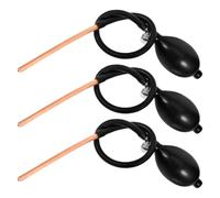PRETYZOOM 3 Piezas Bombas Sopladoras de Azúcar Reutilizables con Tubo de Cobre Extendido, Herramienta Manual para Decorar Pasteles y Tiendas de Caramelos