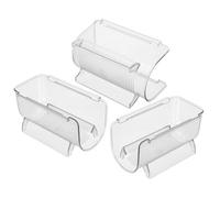 PRETYZOOM 3 Piezas Botellero Apilable de Acrílico para Cocina y Encimera | Transparente, Apilable y Robusto, Visibilidad Clara, para Refrigerador, Despensa y Almacenamiento Ordenado