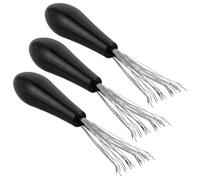 PRETYZOOM 3 Piezas De Cepillo De Limpieza Para Peine Rastrillo Limpiador De Cepillos Para El Cabello Para El Hogar Limpiador Para El Cabello Removedor Y Polvo
