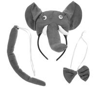 PRETYZOOM 3 Piezas Diadema Con Orejas De Elefante Para NiñOs, Accesorios De Fiesta Y Disfraces De Carnaval, Ideal Para CumpleañOs Y Halloween