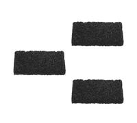 PRETYZOOM 3 Piezas Difusor de Piedra Volcánica Rectangular Negro para | Acabado Negro Mate, Estilo Nórdico Wabisabi, Arreglo Apilable, para Dormitorios y Oficinas