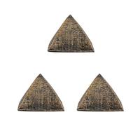 PRETYZOOM 3 Piezas Juguetes De Caja De Arena Figuras Coleccionables Bisagra Decorativa Juguetes De Construcción para Pequeños Pequeñas Bisagras para Manualidades Resina Golden