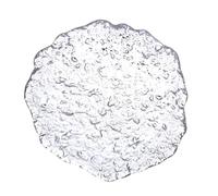 PRETYZOOM 3 Piezas Plato de Vidrio Irregular para Postres y Ensaladas para Hogar y Restauración Diseño Apilable y Seguro para Salud para Reuniones