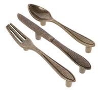 PRETYZOOM 3 Piezas Tiradores de Armario de Metal Diseño Europeo Elegante para Cocina y Dormitorio, Manijas Decorativas y Prácticas para Cajones y Muebles