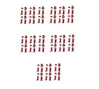 PRETYZOOM 30 Juegos Juego de Botellas de Vino Tapa de Botella de Viento Adorable Bufanda de Bufandas navideñas Preciosas Mangas de de Navidad Accesorio de Fiesta