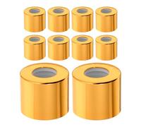 PRETYZOOM 30 Unidades 30 Tapas para Difusores de Aceites Esenciales 22 Roscas, Tapas de Plástico Doradas para Botellas Difusoras de Varillas, Kit de Repuesto para Decoración del Hogar