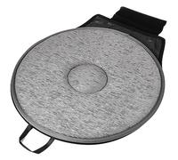 PRETYZOOM 360grado Cojín De Asiento Giratorio Para Coche Almohadilla Reversible Antideslizante Para Personas Mayores Dificultades De Movilidad Color Gris