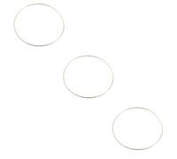 PRETYZOOM 3piezas Aro De Captura De Sueños Accesorio Para Macramé y Manualidades