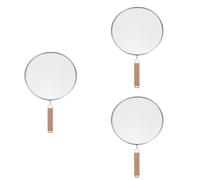 PRETYZOOM 3piezas Pantalla Antisalpicaduras De Aceite para Sartén De Inoxidable con Mango Ergonómico Tapa De Protección para Cocina Herramienta De Cocción Eficaz