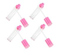 PRETYZOOM 4 de 8ml de Plástico de Brillo de Labios Envases Vacíos Portátiles Capacidad para Líquido Labial y Aceite Labial para Viaje