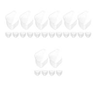 PRETYZOOM 4 Juegos Licuadora De Esponja De Maquillaje Bocanada De Cuerpo Esponjas Estuche De Viaje Con Esponja De Maquillaje Soplo Caso De Hojaldre Sopladores Tapa El Plastico 6 Piezas * 4