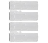 PRETYZOOM 4 Piezas Accesorios de iluminación Piezas Ligeras para candelabros de Cristal E14 de Hierro Blanco, para asegurar Luces de Vela en lámparas Familiares