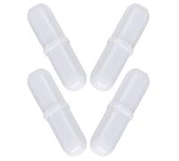 PRETYZOOM 4 Piezas Agitadoras Magnéticas de Ptfe para Laboratorio, Varillas Mezcladoras de 7x30 Mm, Agitación Magnética Automática para Tubos de Ensayo y Recipientes Científicos