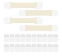 PRETYZOOM 4 Piezas Cinta Antienvejecimiento Cuello, Adhesivas de Goma Khaki, Firme Adhesión y Elasticidad, Diseñada para Suavizar Arrugas y Remodelar Cuello para Mujeres