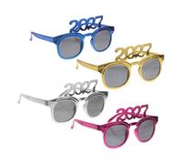 PRETYZOOM 4 Piezas Gafas de Números para Fiestas de Celebración y Fotografía Eventos de Fin de Año para Año Accesorio Divertido