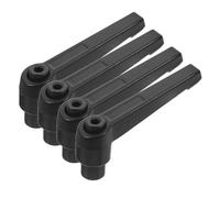 PRETYZOOM 4 Piezas Manijas Ajustables de Aleación de Aluminio Mecanismo de Bloqueo Seguro y Palanca de Liberación Rápida para Productos Electrónicos y Maquinaria