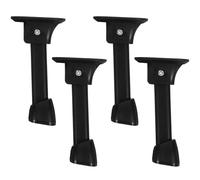PRETYZOOM 4 Piezas Patas Plegables de Hierro para Mesa Alta Dureza y Diseño Resistente, Patas Metálicas Negras Ideales para Escritorio y Muebles Modernos