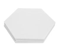 PRETYZOOM 4 piezas Tablero de Fieltro Hexagonal Adhesivo Paneles Decorativos para Notas y Fotos Tablón de Anuncios Mural para Hogar Oficina y Aula Diseño Compacto y Fácil Instalación