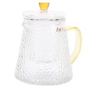 PRETYZOOM 4 Piezas Tetera De Martillo Jarras De Bebidas Tetera De Mano Jarra De Bebidas Vitrocerámicas Mini Jarra De Té Portátil Mini Jarra De Crema Mini Jarra De Leche Tetera Con Asa Vidrio