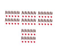 PRETYZOOM 40 Juegos Tapa De Decoración De Botella De Vino Bufanda De Sombrero para Manualidades Sombreros De Navidad Pequeños De Punto Bricolaje Decoraciones De Navidad Hilo