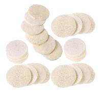PRETYZOOM 40 Piezas Hoja Secante de Aceite, Láminas Absorbentes de Aceite de Lufa Beige, Portátil, para Extraer Suciedad y Grasa, Cuidado Piel y Maquillaje, Hombres y Mujeres