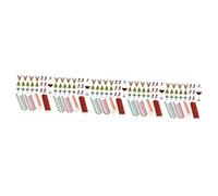 PRETYZOOM 400 Piezas encantos de Vino Christmas Tree Xmas Tree Divertidos marcadores de Bebidas Etiquetas de Vino para Fiesta Etiquetas navideñas vinos Marcador de Copa de Vino Decorativo