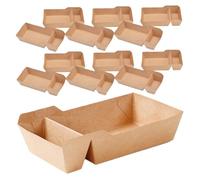 PRETYZOOM 40piezas Caja Para Snacks Unidades Papel Antigrasa Separación De Alimentos