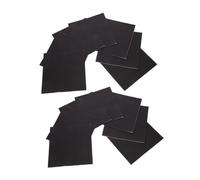 PRETYZOOM 40piezas Servilletas Almuerzo De Papel Desechables Negras Cuadradas Paquete De Servilletas De Mesa Para Fiestas Bodas Cumpleaños