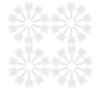 PRETYZOOM 40piezas Suministros De Lavandería Cucharas Medidoras Pequeñas Para Detergente Polvo Uso Doméstico y Lavado Mano