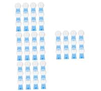 PRETYZOOM 48 Piezas Mini Máquina Gacha Banco De Máquinas De Chicles Recogedor De Dulces Para Niños Máquinas Expendedoras De Dulces Para Niños Máquinas De Chicles Para Pd Blue