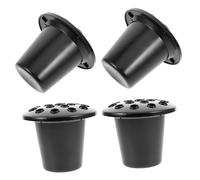 PRETYZOOM 4piezas Jarrones De Plástico y Espuma para Flores con Base De Resistente La Intemperie para Decoración Funeraria Cementerios y Arreglos Tumbas