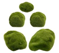 PRETYZOOM 5 alfombras de césped, Hierba Musgo, terrario, Planta de Cactus, Musgo Grande, helechos, Plantas Artificiales, Plantas suculentas, de Artificial, Plantas Artificiales