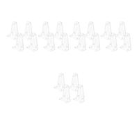 PRETYZOOM 5 Juegos Corchetes De Persianas Topes De Puerta Reemplazos De Soportes De Persianas Cadena De Fondo Ciego Vertical Tapones Clips De Pared para Colgar Listones Pompón 4 Uds * 5
