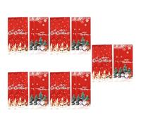 PRETYZOOM 5 Juegos Juego De Botellas Navideñas Suministros De Fiesta De Navidad Botellas De Jugo Vino Petacas De Alcohol Navideños Decoración Delicada Tapa De Botella Paño 4 Uds * 5