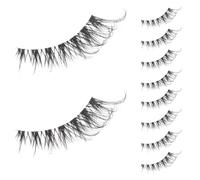 PRETYZOOM 5 Pares de Pestañas Postizas y Look Natural Ligeras y Fáciles de Usar Negras Estilo Ojo de Gato para Maquillaje Diario