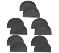 PRETYZOOM 5 Pares Único Subsidio De Reparación Accesorios Para Zapatos Protector De De Zapato Almohadillas Antideslizantes Para Zapatos Protector De Para Talones Caucho Black