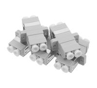 PRETYZOOM 5 Piezas Adaptador De Fibra Óptica LC LC Kit para Redes Conector De Cable De Fibra Entornos Comerciales