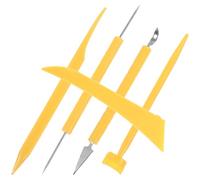 PRETYZOOM 5 Piezas de Herramientas para Arcilla Cuchillos y Raspadores para Modelado de Barro y Manualidades de Secado al Aire
