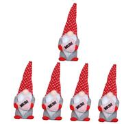 PRETYZOOM 5 Piezas muñeca sin Rostro Mimbre decoración de Felpa muñeca de Amor Vara Flor Mothers Day Muñeco Decorativo romántico muñecos de Decorativos Rellenos poliéster