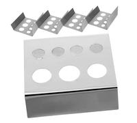 PRETYZOOM 5 piezas Soporte para Tazas de Tinta Tatuaje Acero Inoxidable Organizador Pigmentos Profesional y Versátil para Artistas