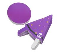 PRETYZOOM 50 Cajas de Obsequio para Dulces de Halloween Diseño de Sombrero de Bruja, Color Púrpura, Hechas de Papel, para Fiestas y Repartir Dulces