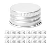 PRETYZOOM 50pcs Tapas De Tornillo De Aluminio Para Botellas Tapones Roscados De Sellado a Prueba De Fugas Para Botellas De Leche Y Vidrio Uso En Cocina Y Almacenaje