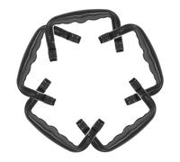 PRETYZOOM 5piezas Asas De Plástico Resistentes Para Jaulas Portátiles Mango Desmontable Para Jaulas De Mascotas